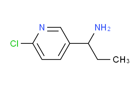 CAS No. 1270461-88-5, 1-(6-Chloropyridin-3-yl)propan-1-amine