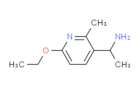 CAS No. 1355234-09-1, 1-(6-Ethoxy-2-methylpyridin-3-yl)ethanamine