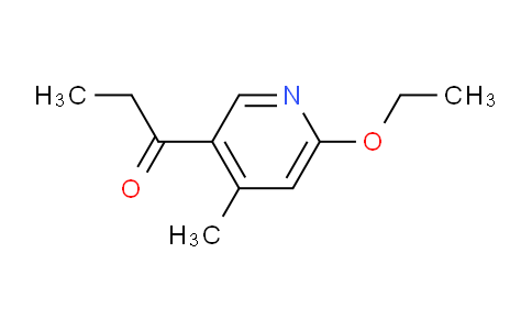 CAS No. 1355174-18-3, 1-(6-Ethoxy-4-methylpyridin-3-yl)propan-1-one