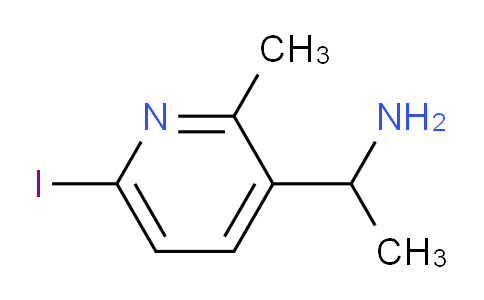 CAS No. 1352494-13-3, 1-(6-Iodo-2-methylpyridin-3-yl)ethanamine