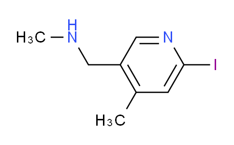 CAS No. 1355180-23-2, 1-(6-Iodo-4-methylpyridin-3-yl)-N-methylmethanamine
