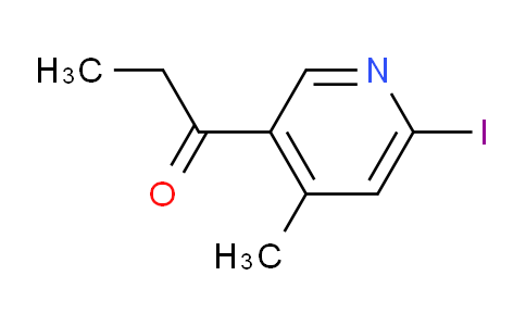 CAS No. 1355208-18-2, 1-(6-Iodo-4-methylpyridin-3-yl)propan-1-one