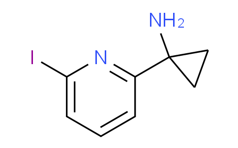 CAS No. 1257637-76-5, 1-(6-Iodopyridin-2-yl)cyclopropanamine