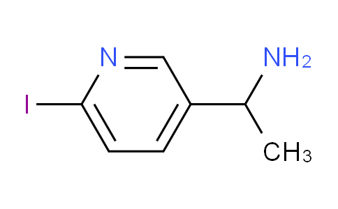 CAS No. 1270551-52-4, 1-(6-Iodopyridin-3-yl)ethanamine