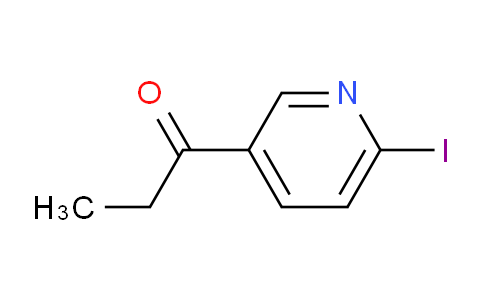 CAS No. 1355182-57-8, 1-(6-Iodopyridin-3-yl)propan-1-one