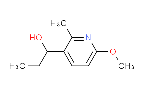 CAS No. 1207260-05-6, 1-(6-Methoxy-2-methylpyridin-3-yl)propan-1-ol