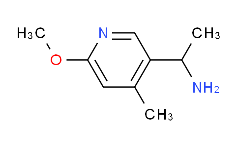 CAS No. 1270442-95-9, 1-(6-Methoxy-4-methylpyridin-3-yl)ethanamine