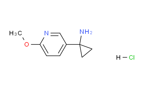 CAS No. 1956355-42-2, 1-(6-Methoxypyridin-3-yl)cyclopropanamine hydrochloride