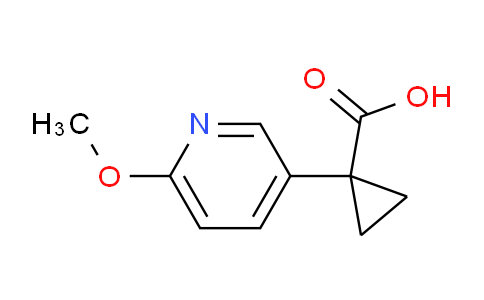 CAS No. 1060807-02-4, 1-(6-Methoxypyridin-3-yl)cyclopropanecarboxylic acid