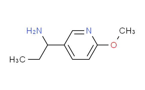 CAS No. 767334-91-8, 1-(6-Methoxypyridin-3-yl)propan-1-amine