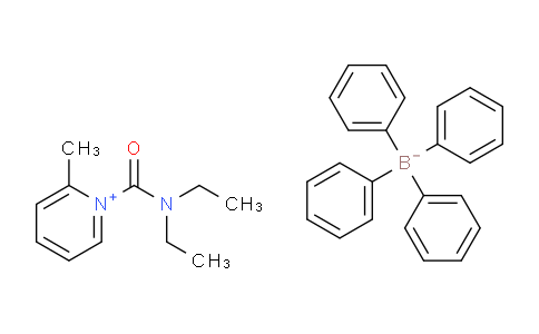 CAS No. 308124-92-7, 1-(Diethylcarbamoyl)-2-methylpyridin-1-ium tetraphenylborate