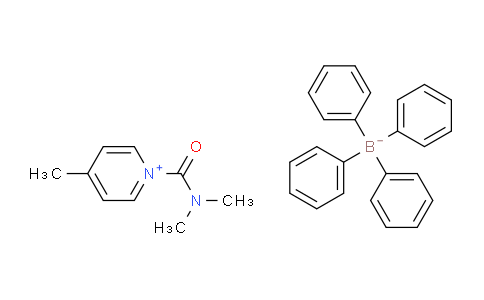 CAS No. 167557-00-8, 1-(Dimethylcarbamoyl)-4-methylpyridin-1-ium tetraphenylborate