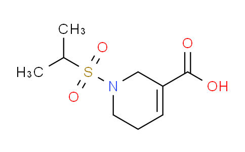 CAS No. 1373247-78-9, 1-(Isopropylsulfonyl)-1,2,5,6-tetrahydropyridine-3-carboxylic acid