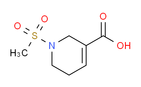 CAS No. 1373247-05-2, 1-(Methylsulfonyl)-1,2,5,6-tetrahydropyridine-3-carboxylic acid