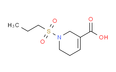 CAS No. 1373247-13-2, 1-(Propylsulfonyl)-1,2,5,6-tetrahydropyridine-3-carboxylic acid