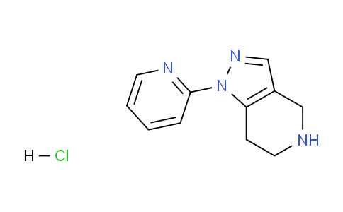 CAS No. 1260641-11-9, 1-(Pyridin-2-yl)-4,5,6,7-tetrahydro-1H-pyrazolo[4,3-c]pyridine hydrochloride