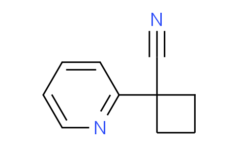 CAS No. 485828-46-4, 1-(Pyridin-2-yl)cyclobutanecarbonitrile