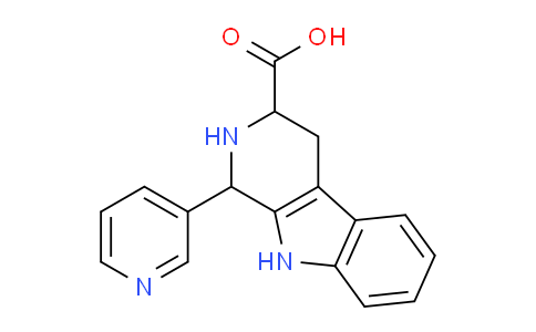 CAS No. 462630-19-9, 1-(Pyridin-3-yl)-2,3,4,9-tetrahydro-1H-pyrido[3,4-b]indole-3-carboxylic acid