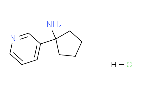 CAS No. 1222098-19-2, 1-(Pyridin-3-yl)cyclopentanamine hydrochloride