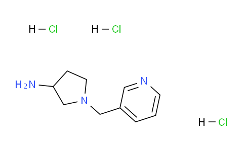 CAS No. 169452-31-7, 1-(Pyridin-3-ylmethyl)pyrrolidin-3-amine trihydrochloride