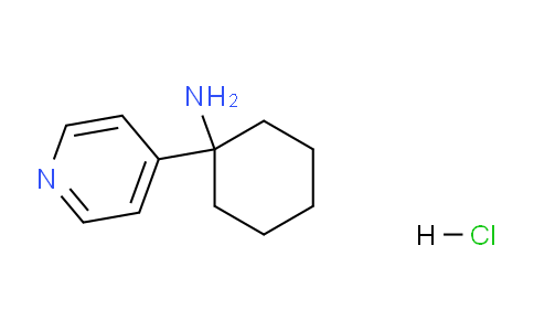 CAS No. 1956381-49-9, 1-(Pyridin-4-yl)cyclohexanamine hydrochloride