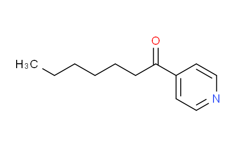 CAS No. 32941-30-3, 1-(Pyridin-4-yl)heptan-1-one