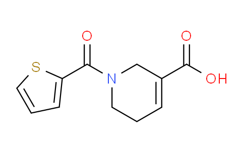 CAS No. 1373247-45-0, 1-(Thiophene-2-carbonyl)-1,2,5,6-tetrahydropyridine-3-carboxylic acid