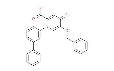 CAS No. 1333331-74-0, 1-([1,1'-Biphenyl]-3-yl)-5-(benzyloxy)-4-oxo-1,4-dihydropyridine-2-carboxylic acid