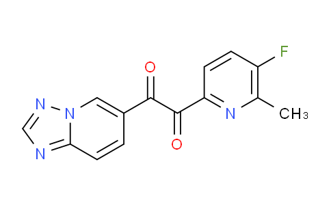 CAS No. 943442-82-8, 1-([1,2,4]Triazolo[1,5-a]pyridin-6-yl)-2-(5-fluoro-6-methylpyridin-2-yl)ethane-1,2-dione