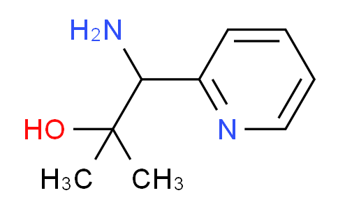 CAS No. 179123-33-2, 1-Amino-2-methyl-1-(pyridin-2-yl)propan-2-ol