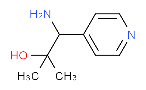 CAS No. 1780239-04-4, 1-Amino-2-methyl-1-(pyridin-4-yl)propan-2-ol