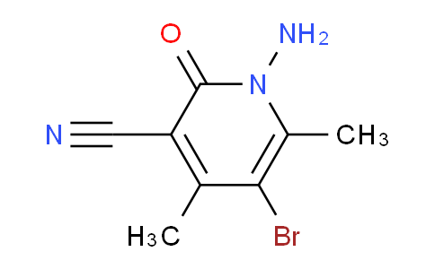 CAS No. 1630763-65-3, 1-Amino-5-bromo-4,6-dimethyl-2-oxo-1,2-dihydropyridine-3-carbonitrile