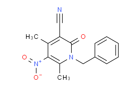 CAS No. 857495-45-5, 1-Benzyl-4,6-dimethyl-5-nitro-2-oxo-1,2-dihydropyridine-3-carbonitrile