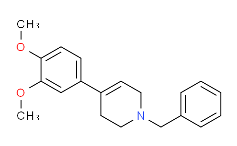 CAS No. 66970-77-2, 1-Benzyl-4-(3,4-dimethoxyphenyl)-1,2,3,6-tetrahydropyridine