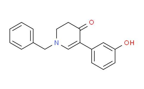 CAS No. 1017601-66-9, 1-Benzyl-5-(3-hydroxyphenyl)-2,3-dihydro-4-pyridinone