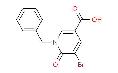 CAS No. 886361-76-8, 1-Benzyl-5-bromo-6-oxo-1,6-dihydropyridine-3-carboxylic acid
