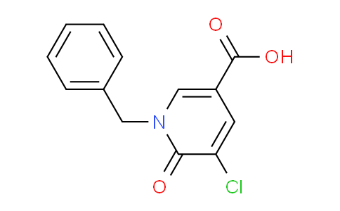 CAS No. 338982-47-1, 1-Benzyl-5-chloro-6-oxo-1,6-dihydropyridine-3-carboxylic acid