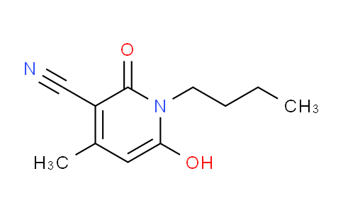 CAS No. 39108-47-9, 1-Butyl-6-hydroxy-4-methyl-2-oxo-1,2-dihydropyridine-3-carbonitrile