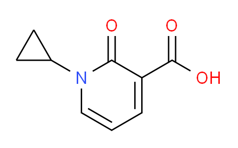 CAS No. 1267425-40-0, 1-Cyclopropyl-2-oxo-1,2-dihydropyridine-3-carboxylic acid