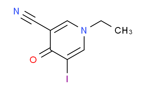 CAS No. 1707609-47-9, 1-Ethyl-5-iodo-4-oxo-1,4-dihydropyridine-3-carbonitrile