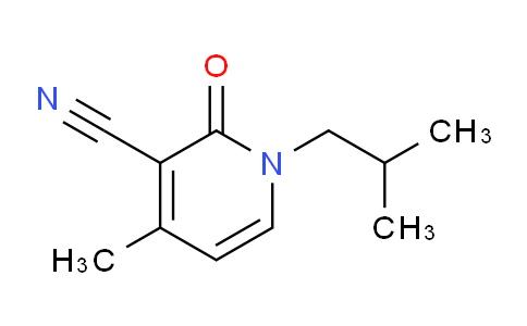CAS No. 1268074-59-4, 1-Isobutyl-4-methyl-2-oxo-1,2-dihydropyridine-3-carbonitrile