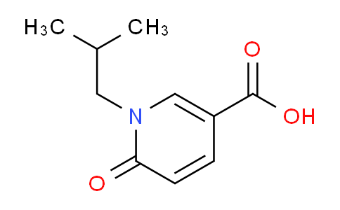 CAS No. 939411-30-0, 1-Isobutyl-6-oxo-1,6-dihydropyridine-3-carboxylic acid