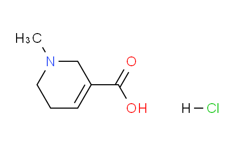 CAS No. 6018-28-6, 1-Methyl-1,2,5,6-tetrahydropyridine-3-carboxylic acid hydrochloride