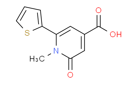 CAS No. 1368545-19-0, 1-Methyl-2-oxo-6-(thiophen-2-yl)-1,2-dihydropyridine-4-carboxylic acid