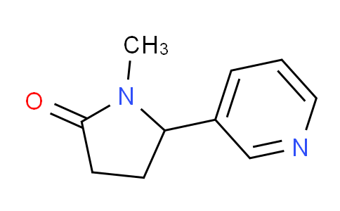 CAS No. 15569-85-4, 1-Methyl-5-(pyridin-3-yl)pyrrolidin-2-one