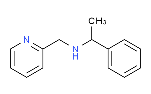 CAS No. 202199-03-9, 1-Phenyl-N-(pyridin-2-ylmethyl)ethanamine