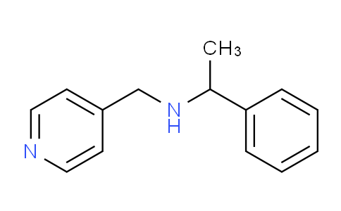 CAS No. 289476-22-8, 1-Phenyl-N-(pyridin-4-ylmethyl)ethanamine