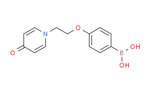CAS No. 1615247-97-6, 1-[2-(4-Boronophenoxy)ethyl]-1,4-dihydropyridin-4-one