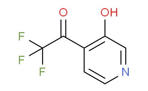 CAS No. 1060804-65-0, 2,2,2-Trifluoro-1-(3-hydroxypyridin-4-yl)ethanone