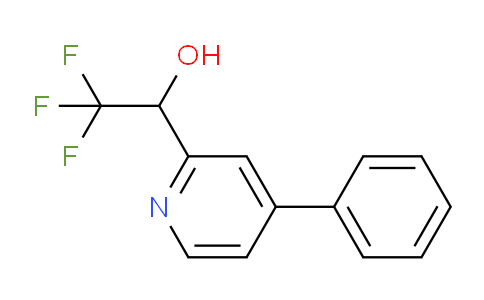 CAS No. 1241505-16-7, 2,2,2-Trifluoro-1-(4-phenylpyridin-2-yl)ethanol